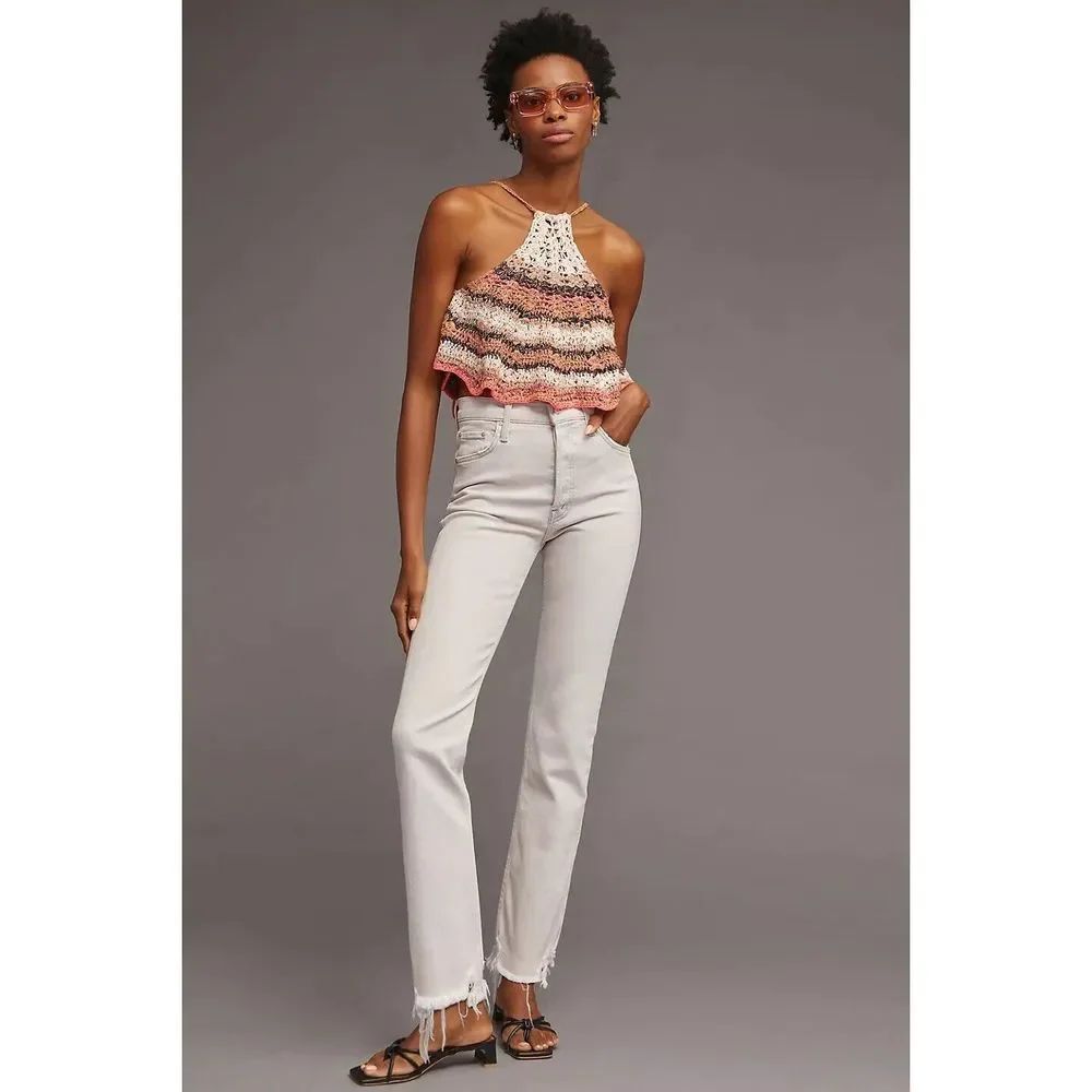 Anthropologie MOTHER The Tomcat High-Rise Ankle Jeans